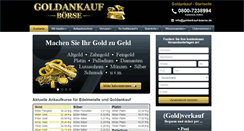 Desktop Screenshot of goldankauf-boerse.de